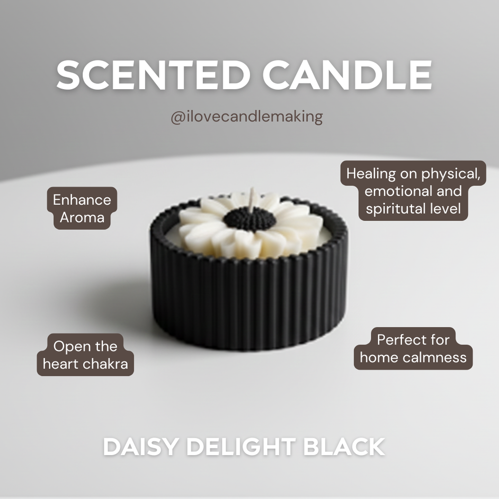 Daisy Delight Cupcake Scented Candle