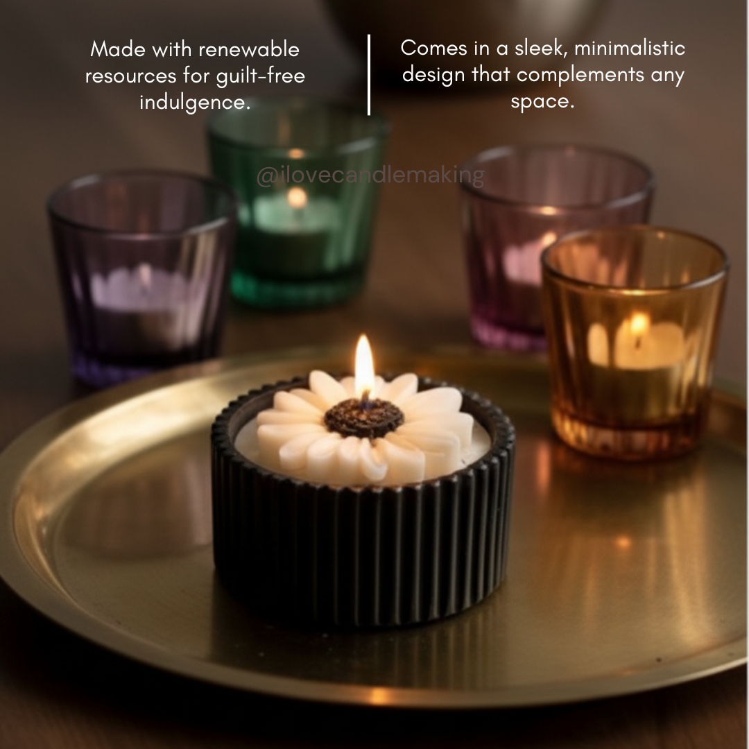 Daisy Delight Cupcake Scented Candle