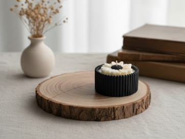 Daisy Delight Cupcake Scented Candle