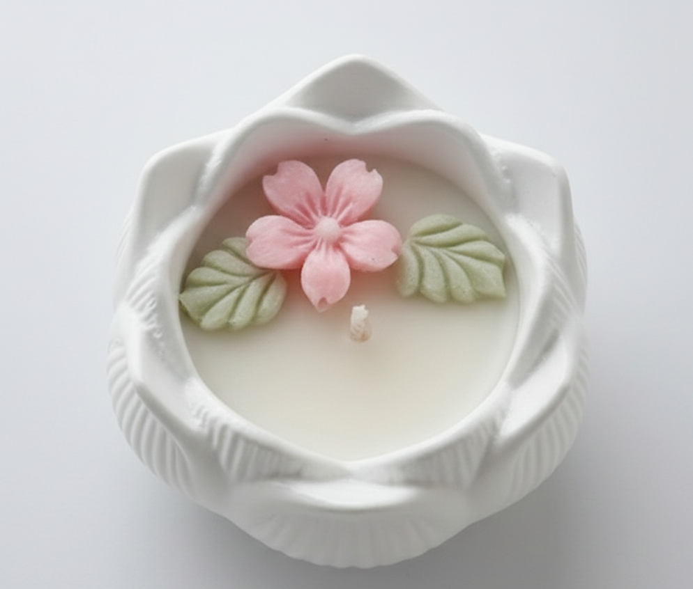 Blooming Lotus & Rose Scented Candle